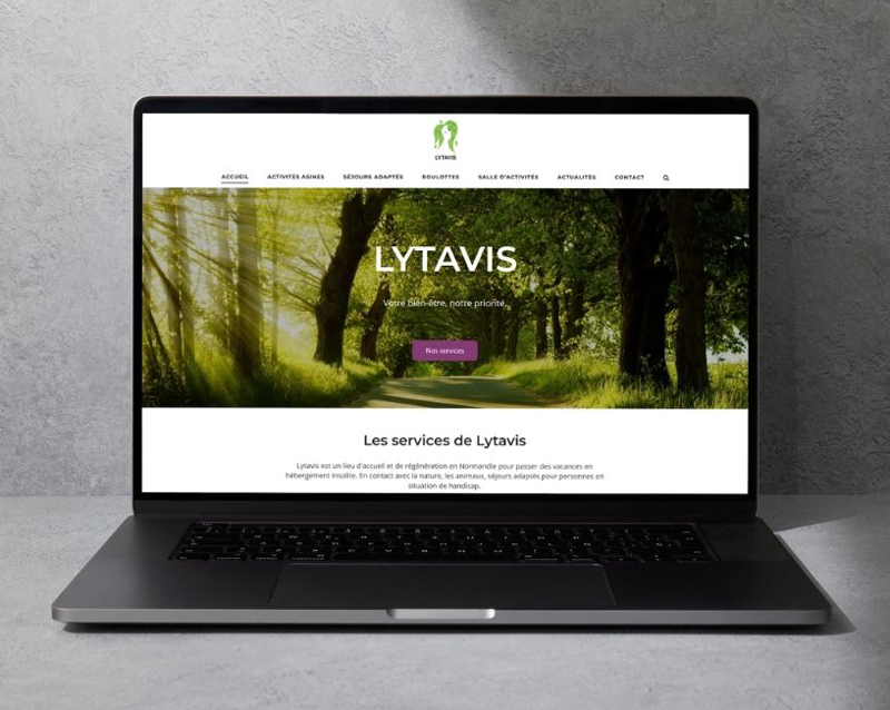 Mockup site vitrine Lytavis