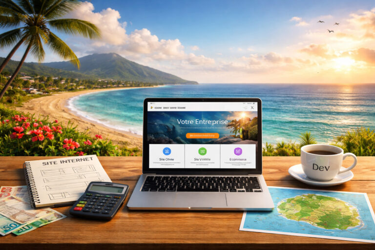 Prix d'un site internet à La Réunion en 2026
