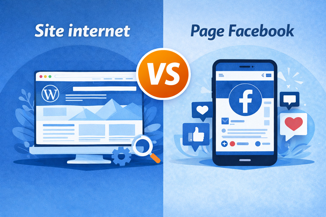 Site internet ou page Facebook : que choisir pour votre activité à La Réunion ?