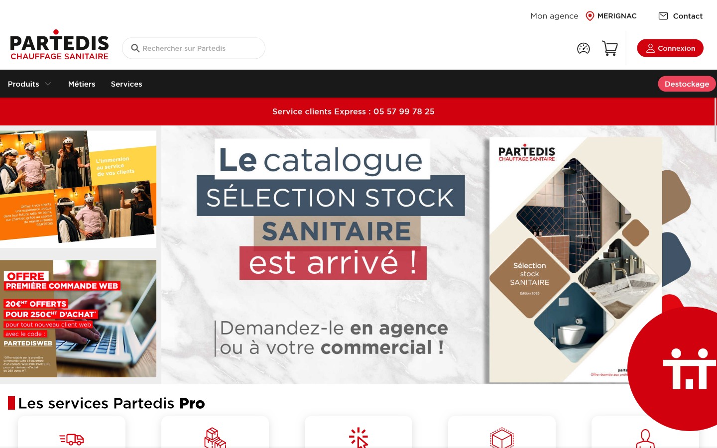 Partedis accueil